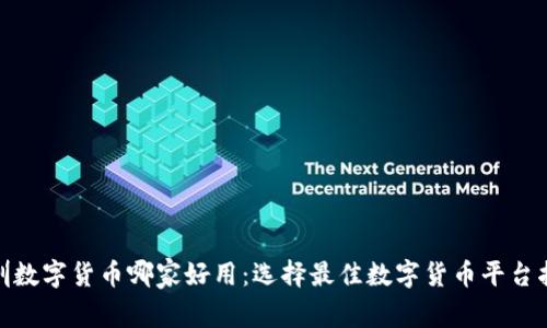  深圳数字货币哪家好用：选择最佳数字货币平台指南 